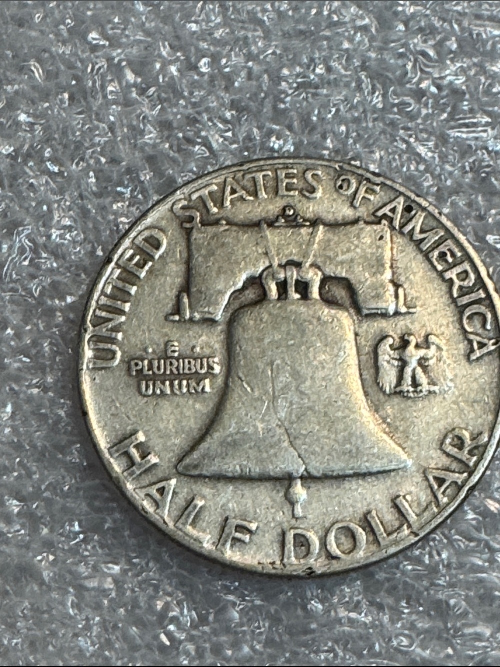 Silver Franklin Half Dollar Coin (1954) - Picture 2 of 2